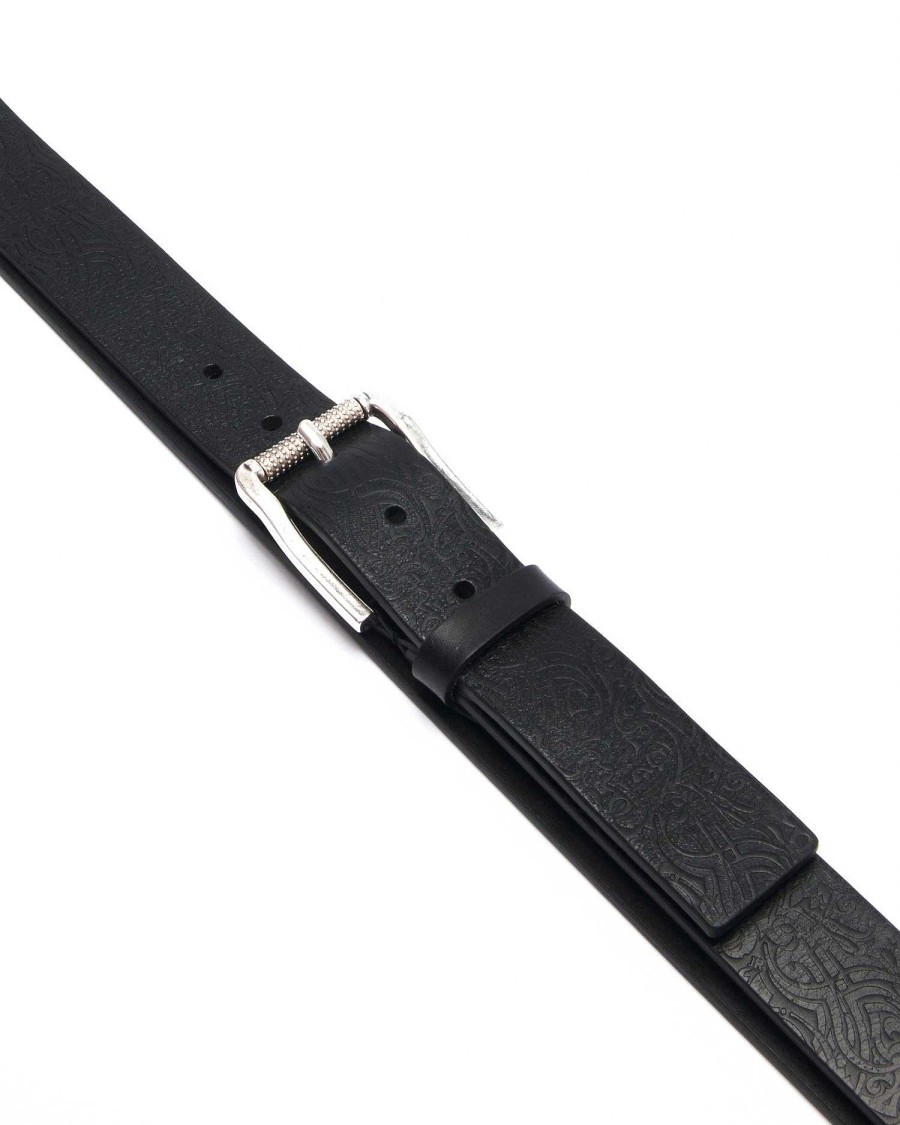 Archives John Richmond John Richmond | Belt With Rectangular Buckle Black