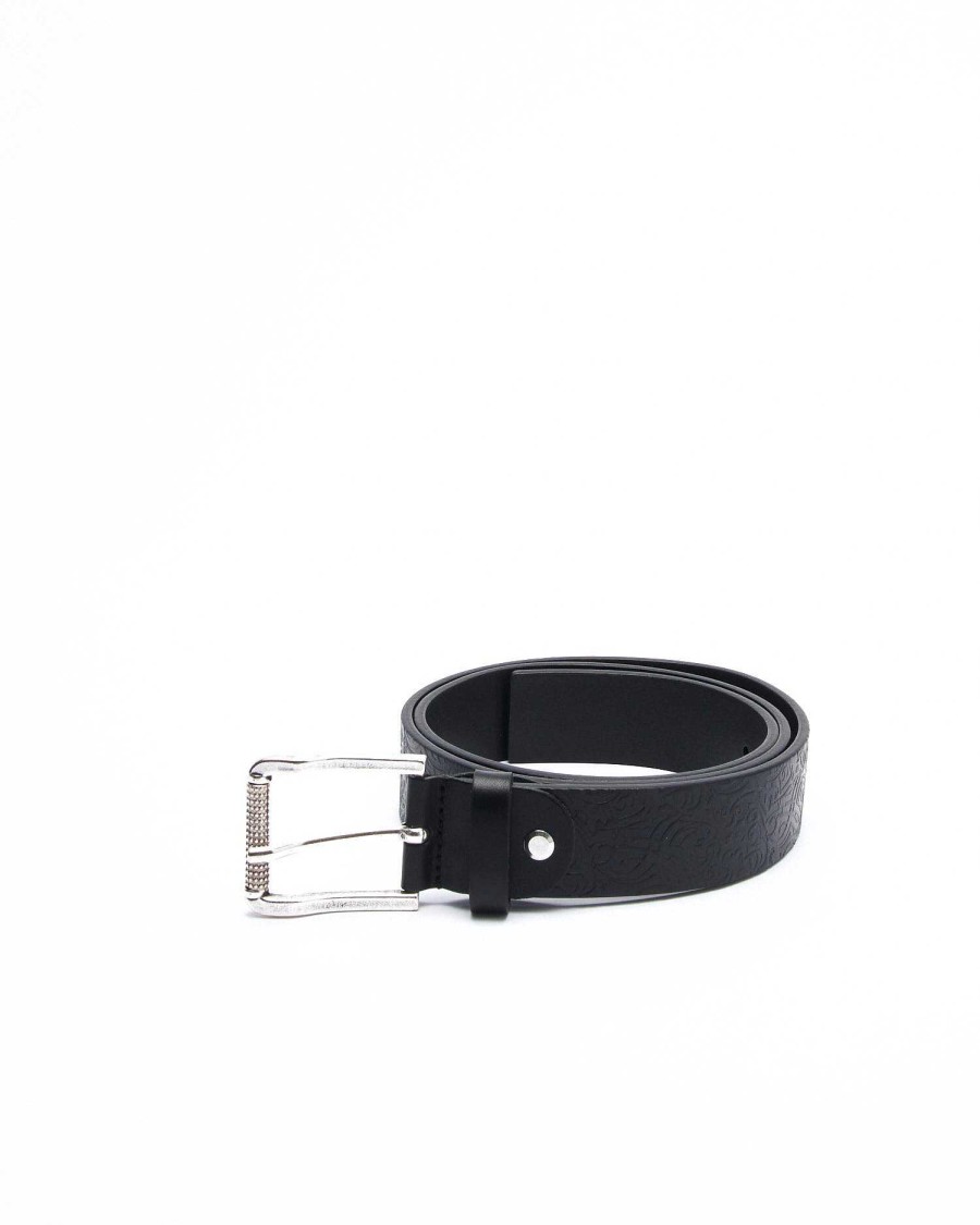 Archives John Richmond John Richmond | Belt With Rectangular Buckle Black