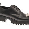 Archives John Richmond John Richmond | Leather Shoes With Track Sole And Studs Black