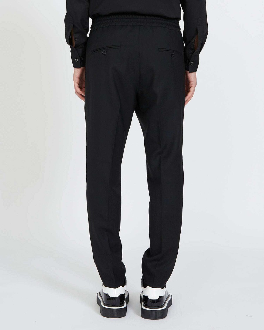 Men John Richmond Trousers | Straight Line Pants Black