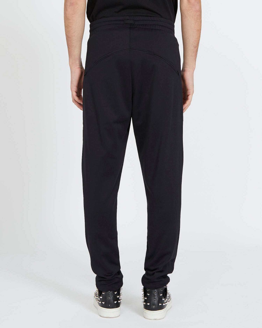 Men John Richmond Trousers | Jogging Pants With Logo On The Front Black