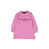 Kidswear John Richmond | Dress With Front Logo Rose