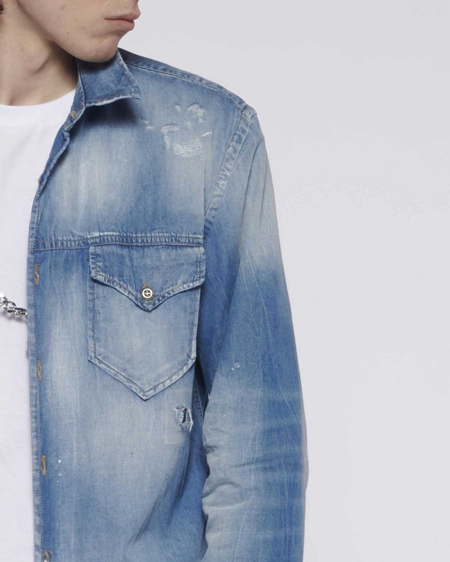 Archives John Richmond John Richmond | Denim Shirt Blue