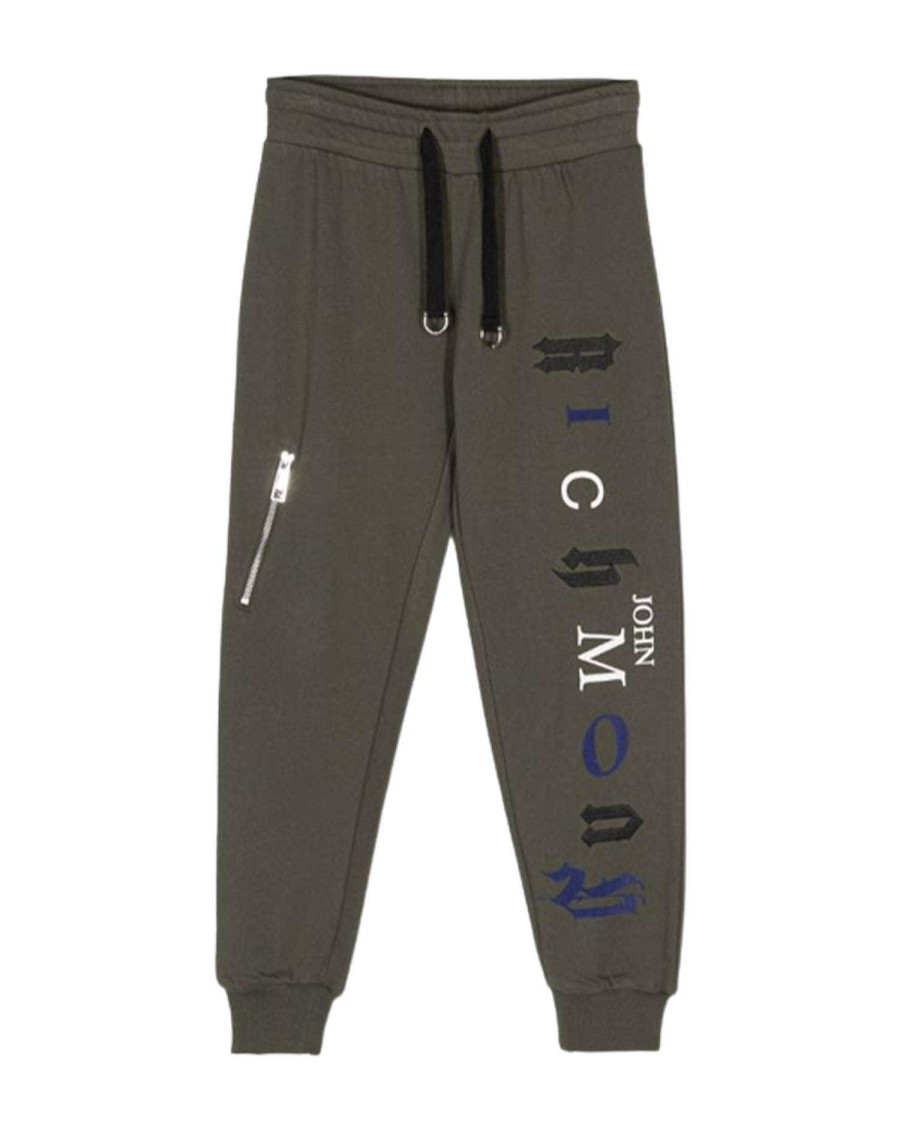 Kidswear John Richmond | Jogging Pants With Logo Green