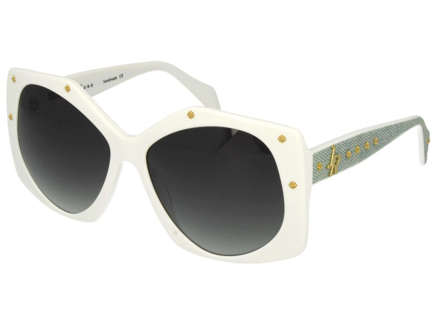 Accessories & Parfums John Richmond | Sunglasses With Pentagonal Lens - Limited Edition White/Denim