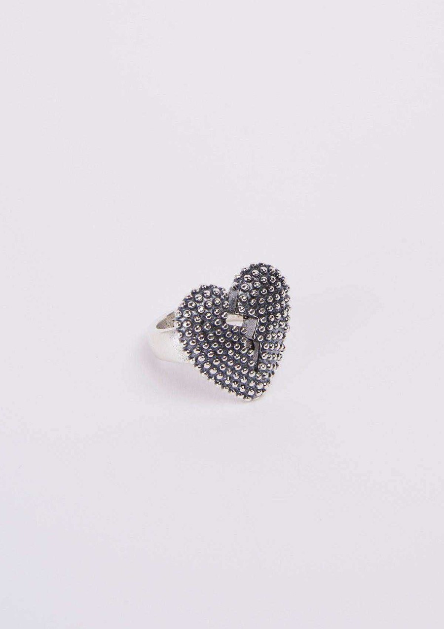 Accessories & Parfums John Richmond | Broken Heart Ring Silver