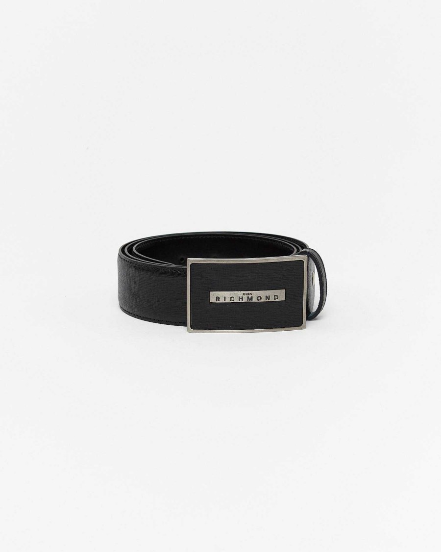 Archives John Richmond John Richmond | Belt With Logo Black