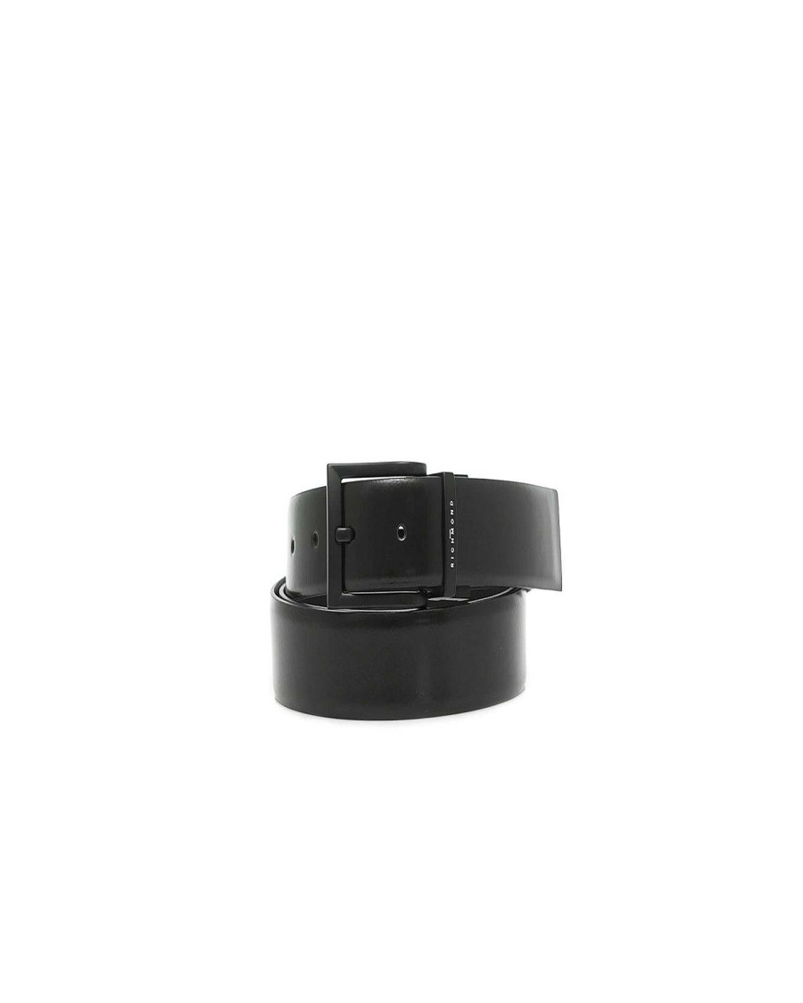 Archives John Richmond | Leather Belt Black