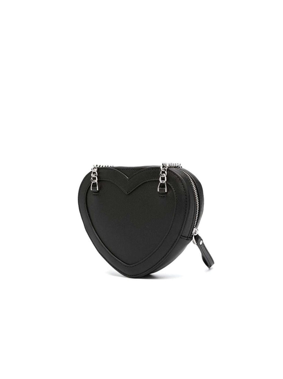 Accessories & Parfums John Richmond | Heart Shape Shoulder Bag Black