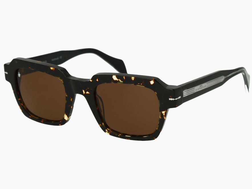 Accessories & Parfums John Richmond | Sunglasses With Wide Lens Black Tortoiseshell