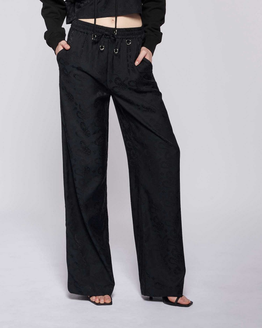 Archives John Richmond John Richmond | Trousers With A Jaquard Effect Black