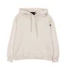 Women John Richmond Sweatshirts | Over Hoodie With The Hood Ivory