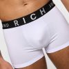 Underwear John Richmond | Low Waist Boxer Shorts In Combed Cotton White