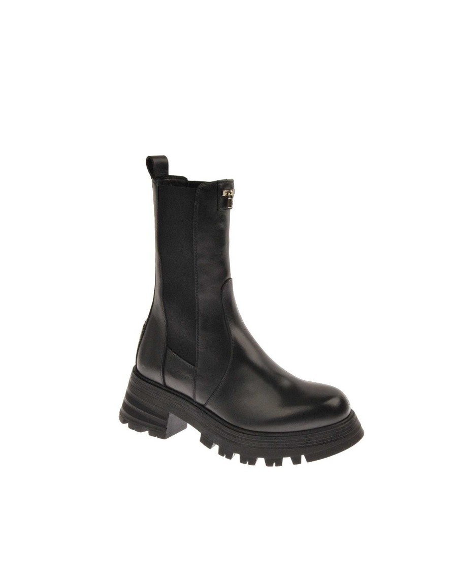 Accessories & Parfums John Richmond | Women'S Combat Boot Black