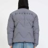 Men John Richmond Outerwear | Down Jacket With Jr Logo Grey