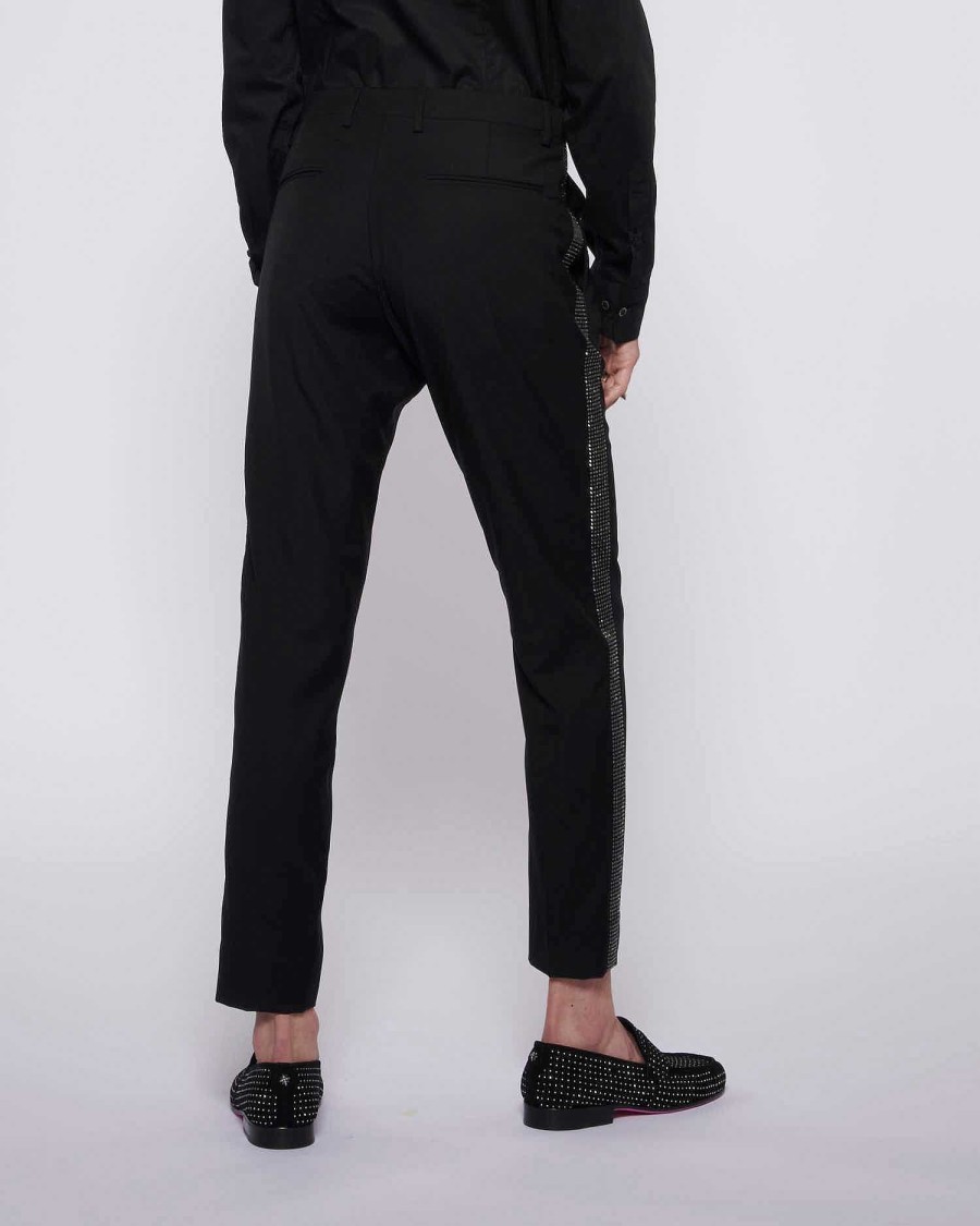 Archives John Richmond John Richmond | Trousers With Sequin Band Black