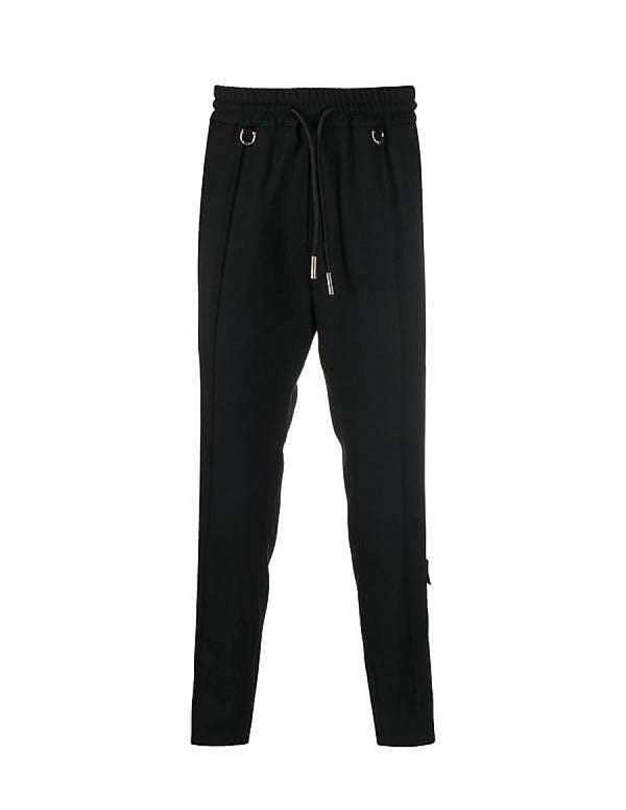 Men John Richmond Trousers | Straight Line Pants Black