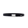 Accessories & Parfums John Richmond | Leather Belt With Rectangular Buckle Black