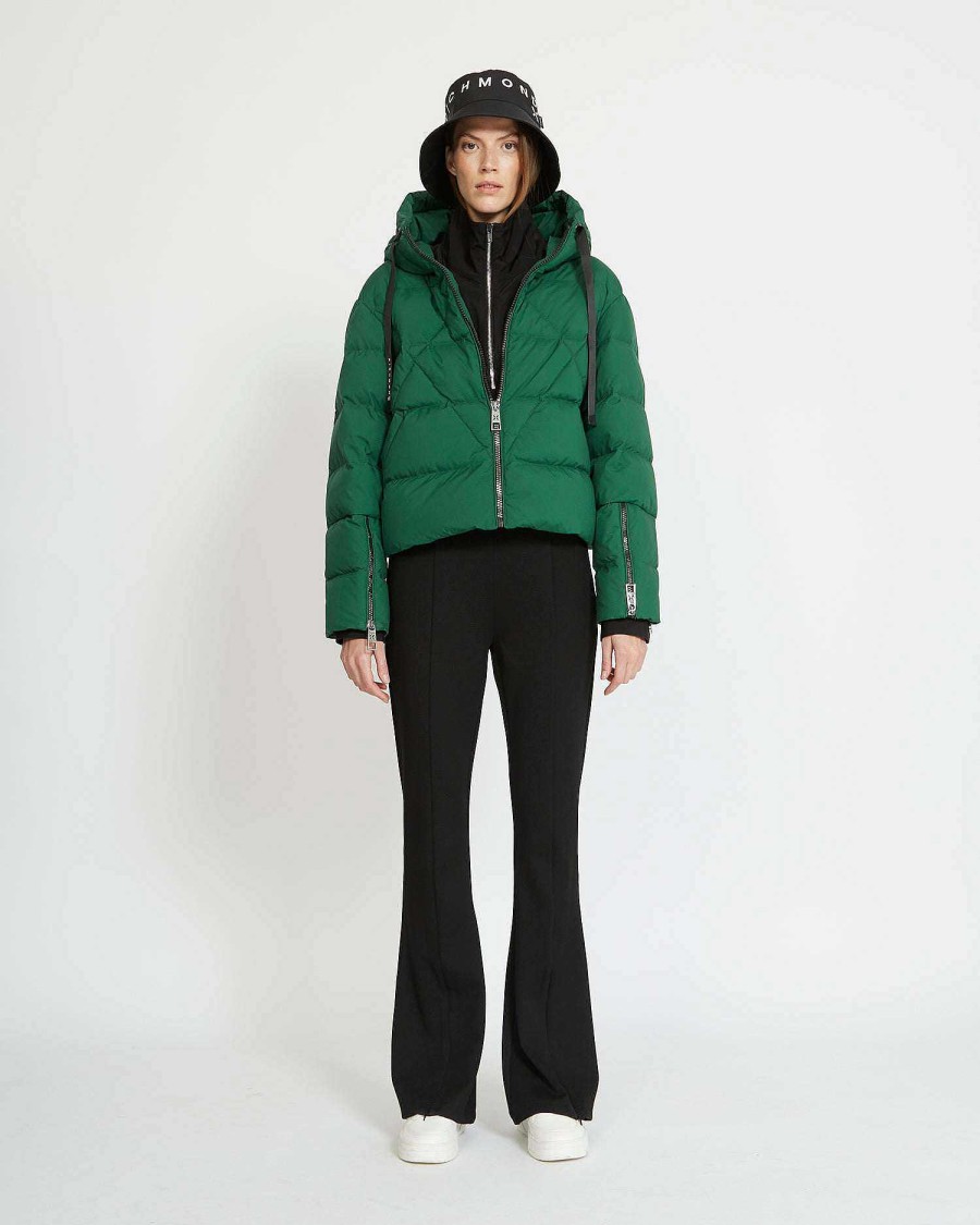 Women John Richmond Outerwear | Hooded Duvet Green