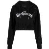 Women John Richmond Sweatshirts | Hoodie With Print On The Front Black