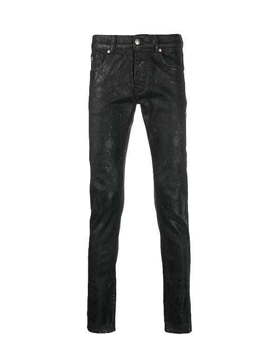 Men John Richmond Jeans | Slim Jeans Black