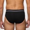 Underwear John Richmond | Low Waist Briefs In Combed Cotton Black