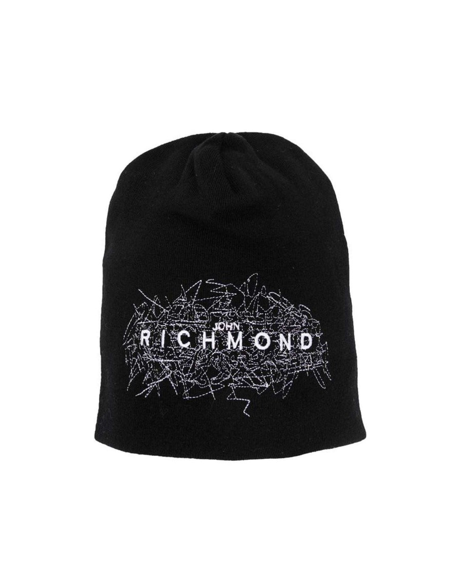 Accessories & Parfums John Richmond | Winter Cap With Logo Black