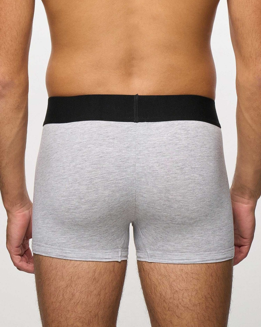 Underwear John Richmond | Low Waist Boxer Shorts In Combed Cotton Grey