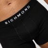 Underwear John Richmond | Low Waist Boxer Shorts In Combed Cotton Black