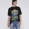 Archives John Richmond John Richmond | Oversized T-Shirt With Multicolour Print Black