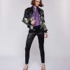 Archives John Richmond John Richmond | Leather Effect Jacket With Pattern Black