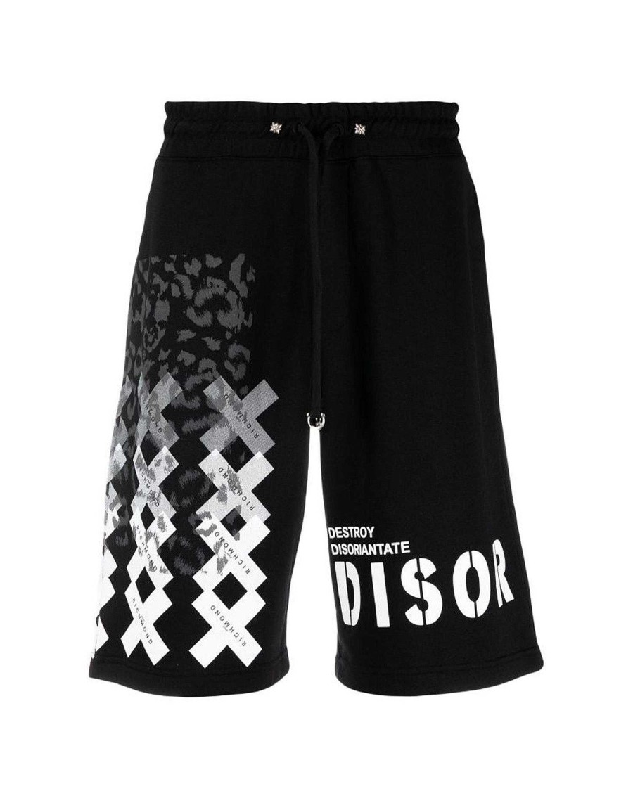 Archives John Richmond John Richmond | Printed Bermuda Shorts Black