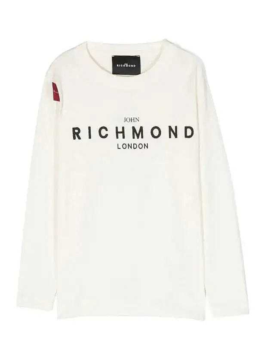 Kidswear John Richmond | T-Shirt With Contrasting Logo On The Front