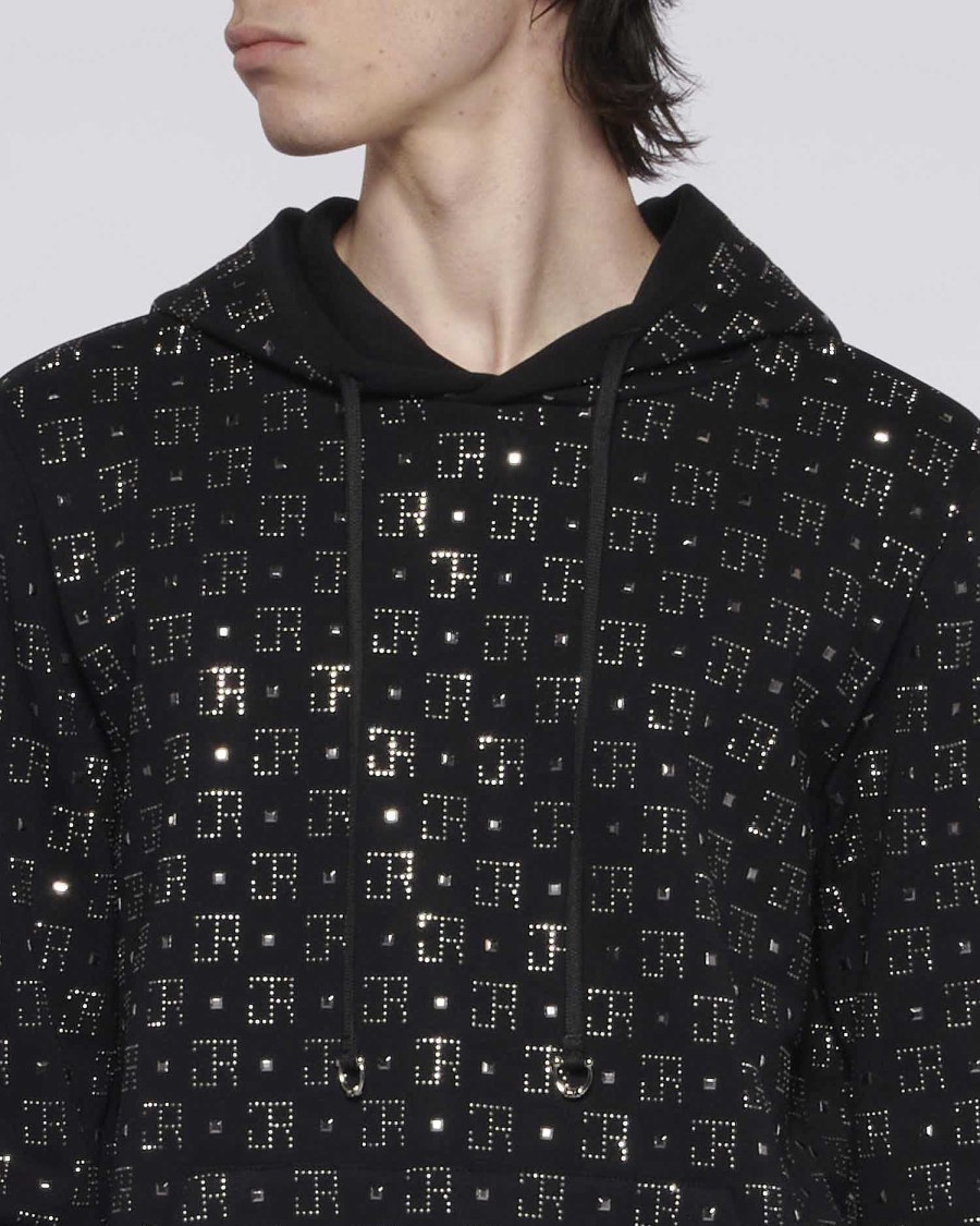 Archives John Richmond John Richmond | Sequin Logo Sweatshirt Black