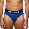 Underwear John Richmond | Low Waist Briefs In Combed Cotton Blue