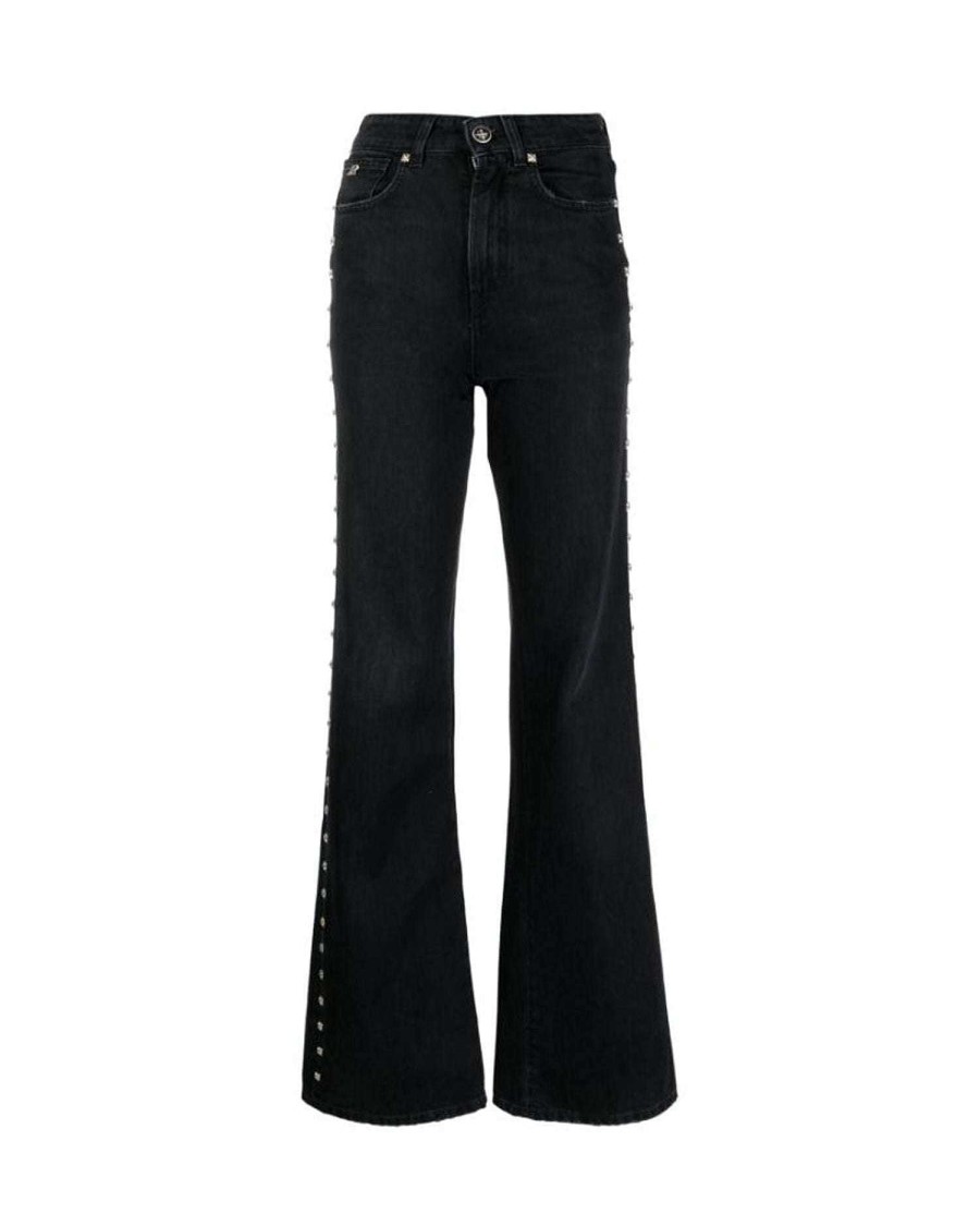 Women John Richmond Jeans | Jeans With Side Studs Black