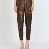 Women John Richmond Trousers | Straight Line Pants With Pattern Fantasy