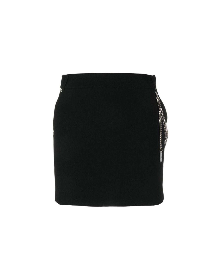 Women John Richmond Skirts | Miniskirt With Chain Black