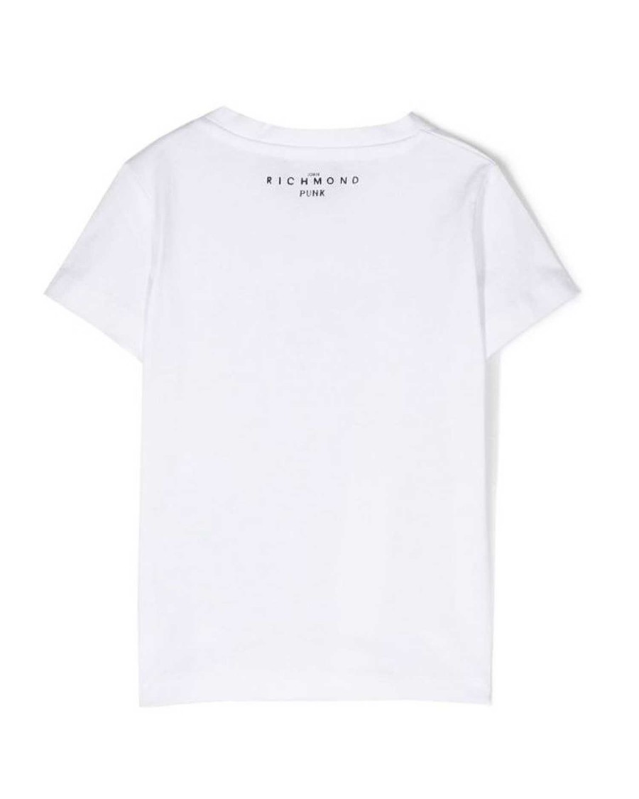 Archives John Richmond Baby (3 - 36 Months) | T-Shirt With Logo On The Front And Buttons On The Shoulder