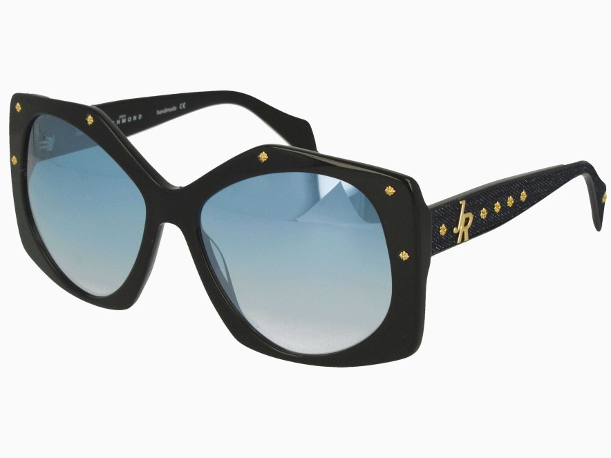 Accessories & Parfums John Richmond | Sunglasses With Pentagonal Lens - Limited Edition Black