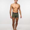 Underwear John Richmond | Low Waist Boxer Shorts In Combed Cotton Military Green