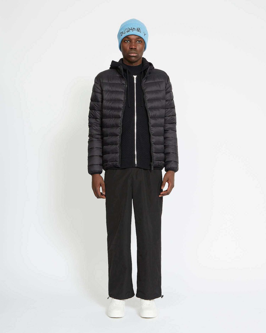 Men John Richmond Outerwear | Down Jacket With Zip Black