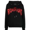 Women John Richmond Sweatshirts | Hoodie With Print On The Front Black