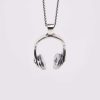 Accessories & Parfums John Richmond | Necklace With Headphones Silver