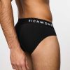 Underwear John Richmond | Low Waist Briefs In Combed Cotton Black