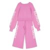 Kidswear John Richmond | Cardigan And Trousers Set Rose