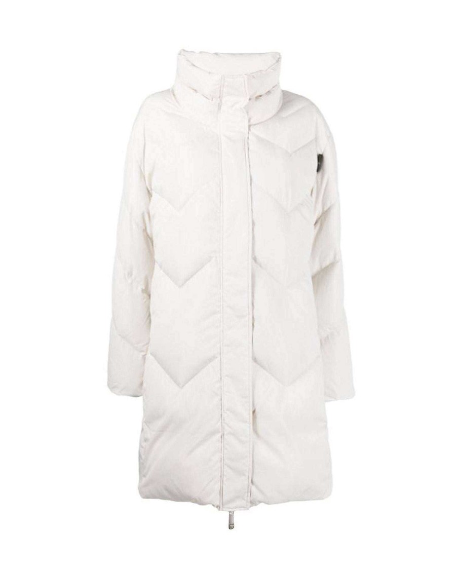 Women John Richmond Outerwear | Long Duvet White