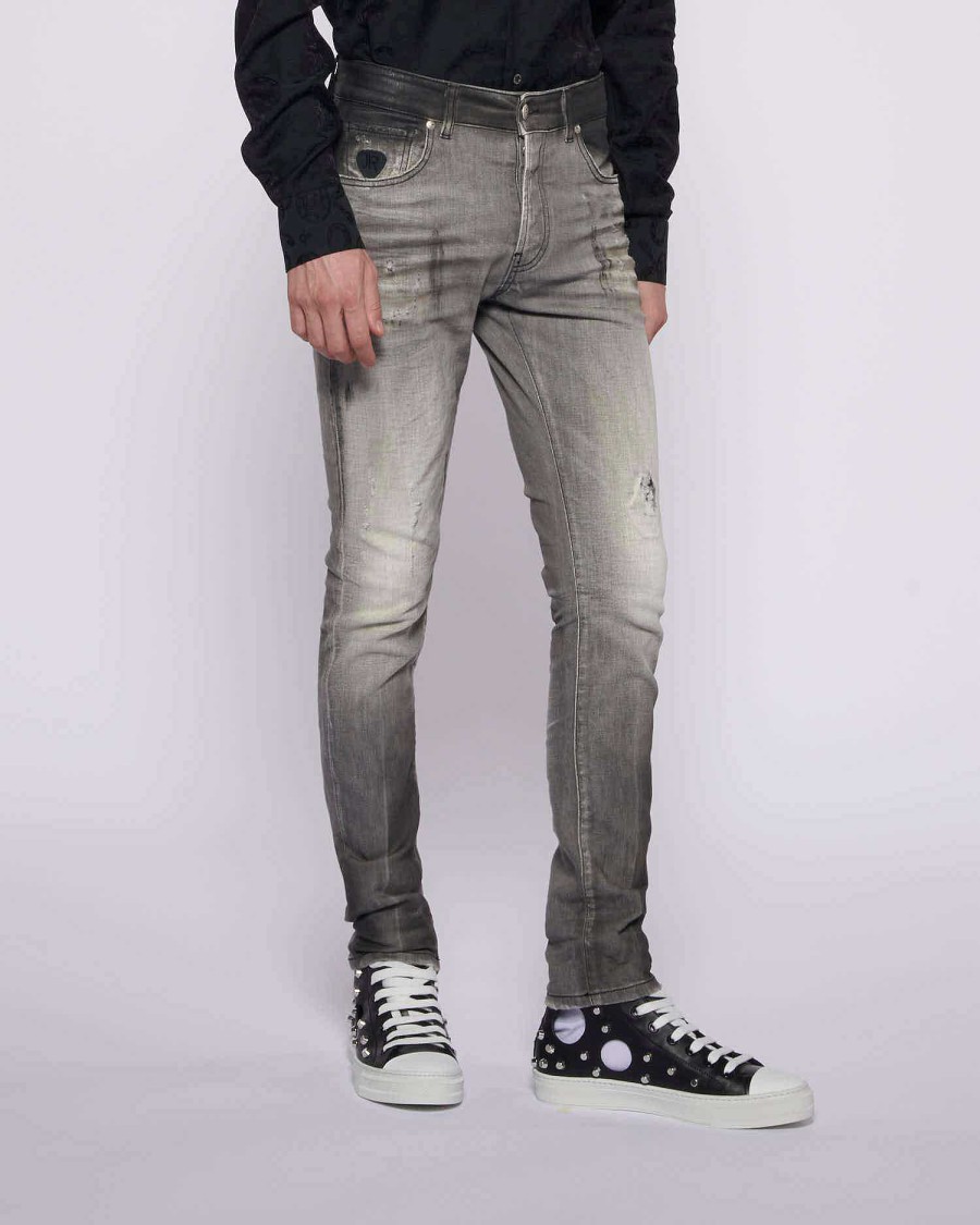 Archives John Richmond John Richmond | Tie Dye Slim Jeans Grey