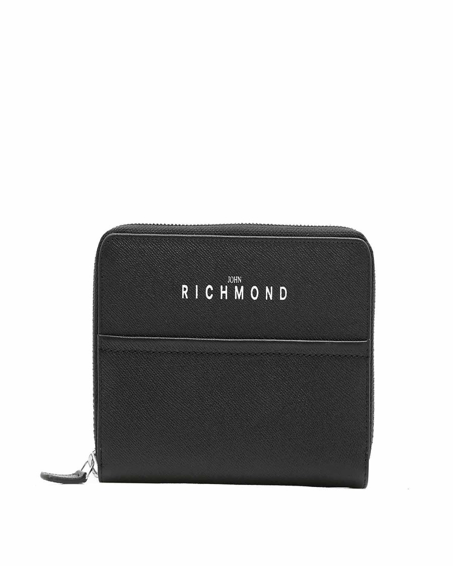 Archives John Richmond John Richmond | Mini Leather Wallets With Logo Black