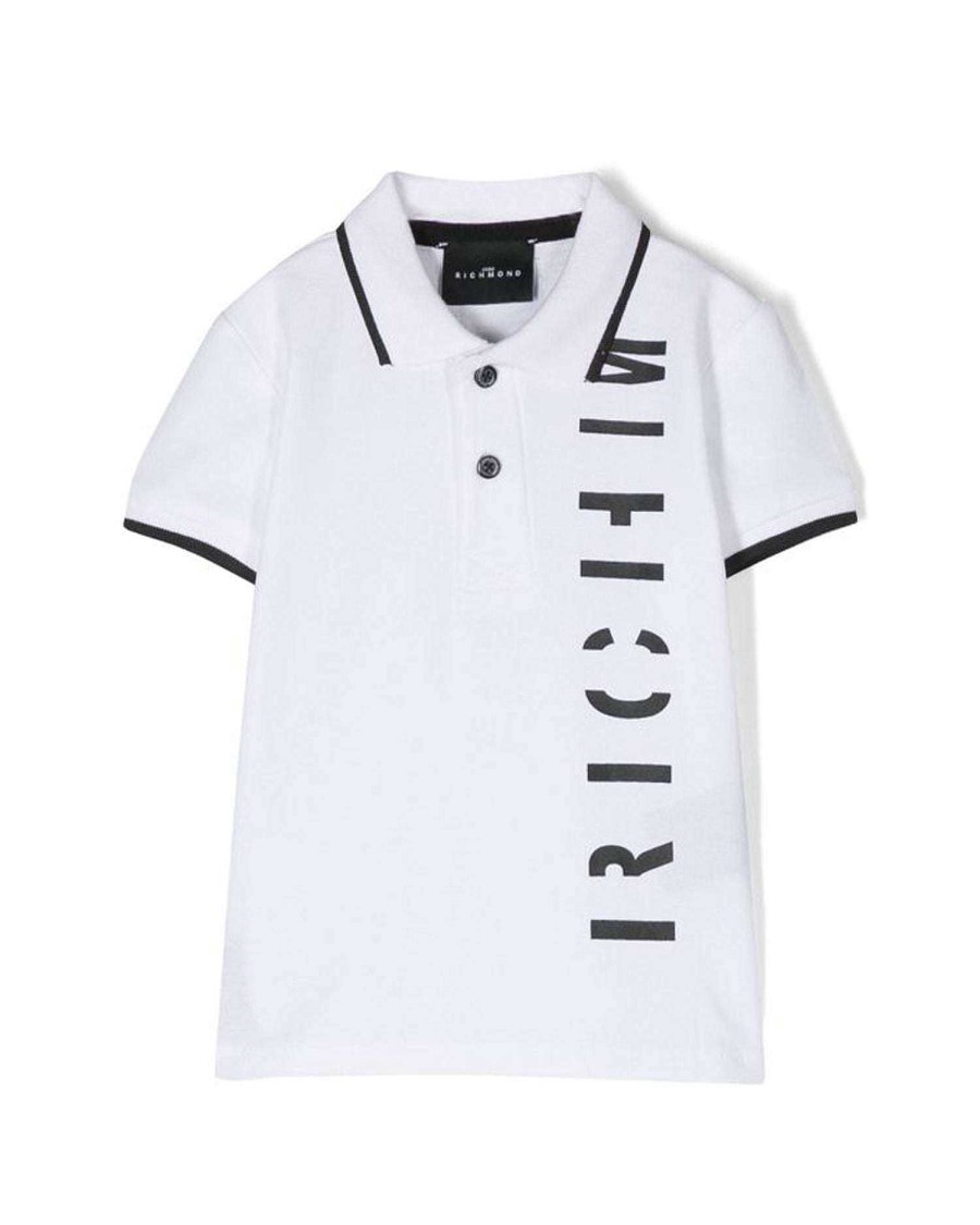 Archives John Richmond Baby (3 - 36 Months) | Polo With Contrasting Graphics